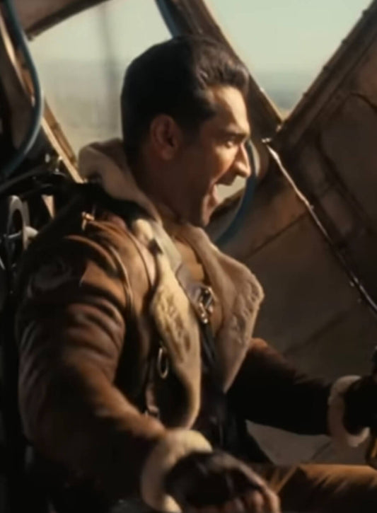 Harpoon Maximus Inspired Brown Leather Jacket - Fallout 4 Style