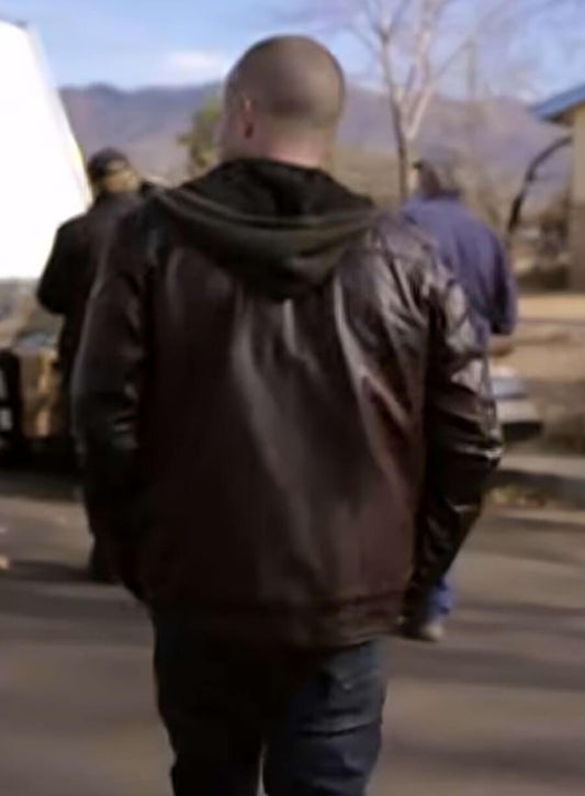 Aaron Paul El Camino A Breaking Bad Movie Leather Jacket