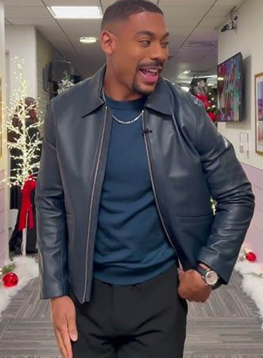 Harpoon Aaron Pierre Trucker Inspired Black Leather Jacket