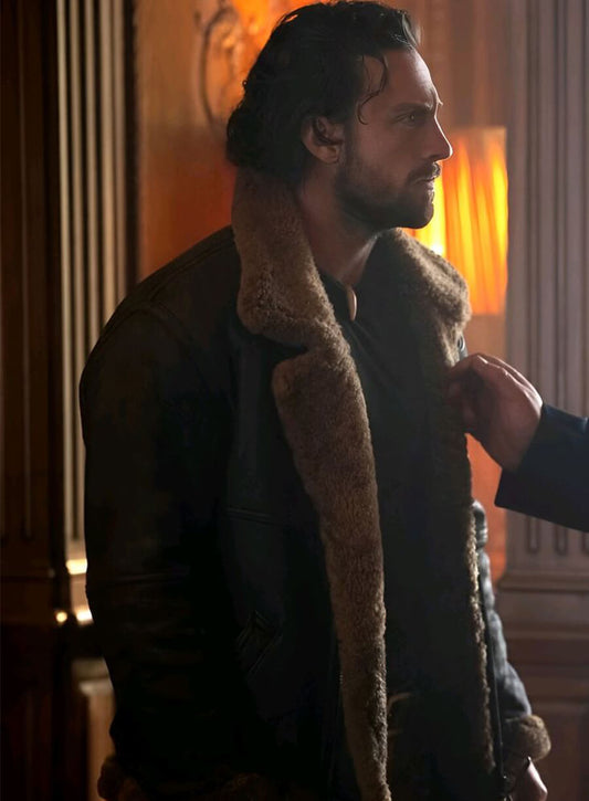 Harpoon Kraven the Hunter Inspired Brown Leather Jacket - Kraven the Hunter 2024 Style