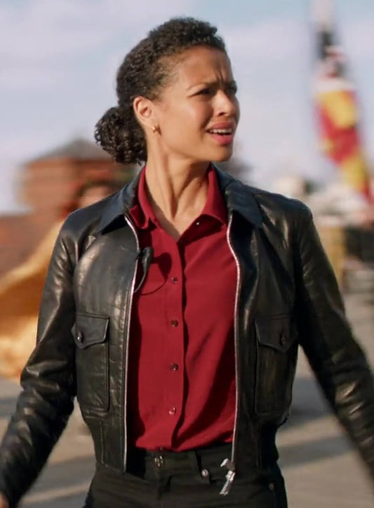 Harpoon Abby Inspired Black Leather Jacket - Lift 2024 Style