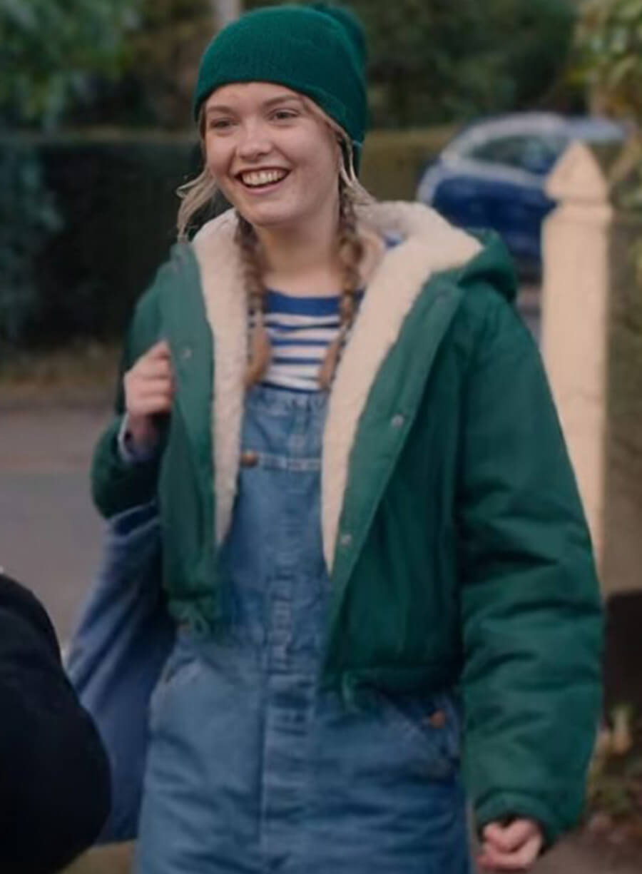 Harpoon Abby Walker Inspired Green Hooded Jacket - Fool Me Once Style