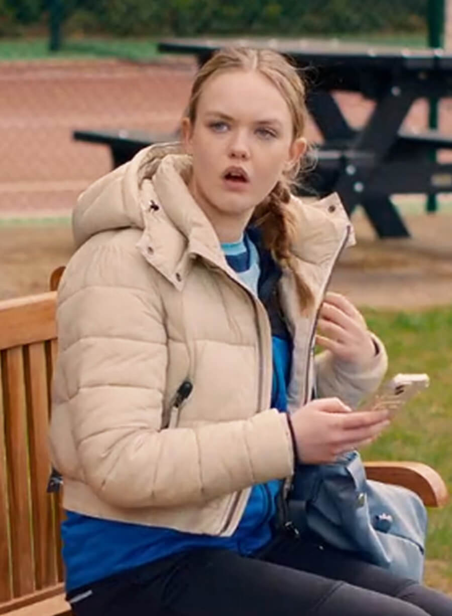 Harpoon Abby Walker Inspired Off White Hooded Jacket - Fool Me Once Style
