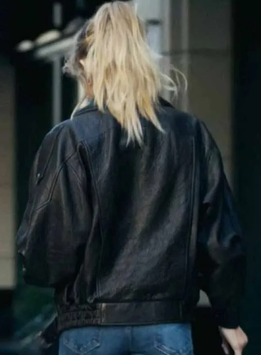 Harpoon Abigail Reese Inspired Black Real Leather Leather Jacket - The Madison 2026 Style