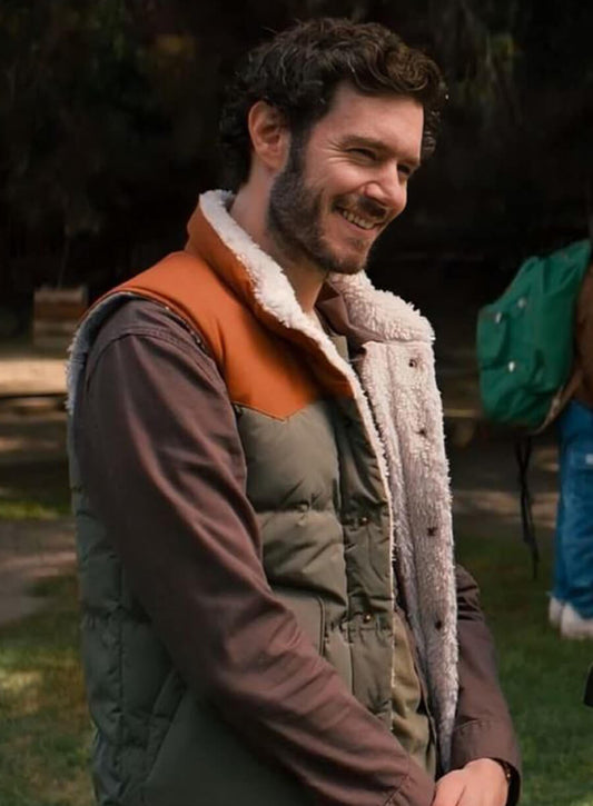 Harpoon Noah Inspired Orange and Green Leather Jacket - Nobody Wants This Style