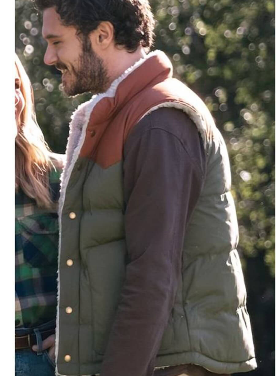 Harpoon Noah Inspired Orange and Green Leather Jacket - Nobody Wants This Style