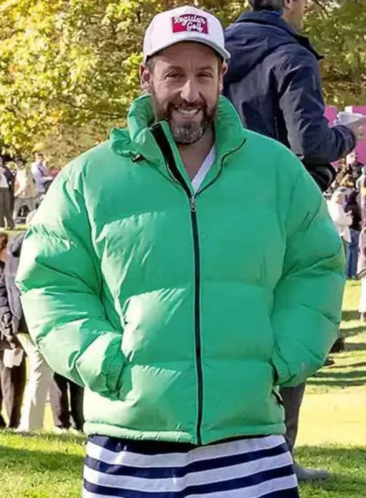 Harpoon Happy Gilmore Inspired Green Hooded Jacket - Happy Gilmore 2 Style