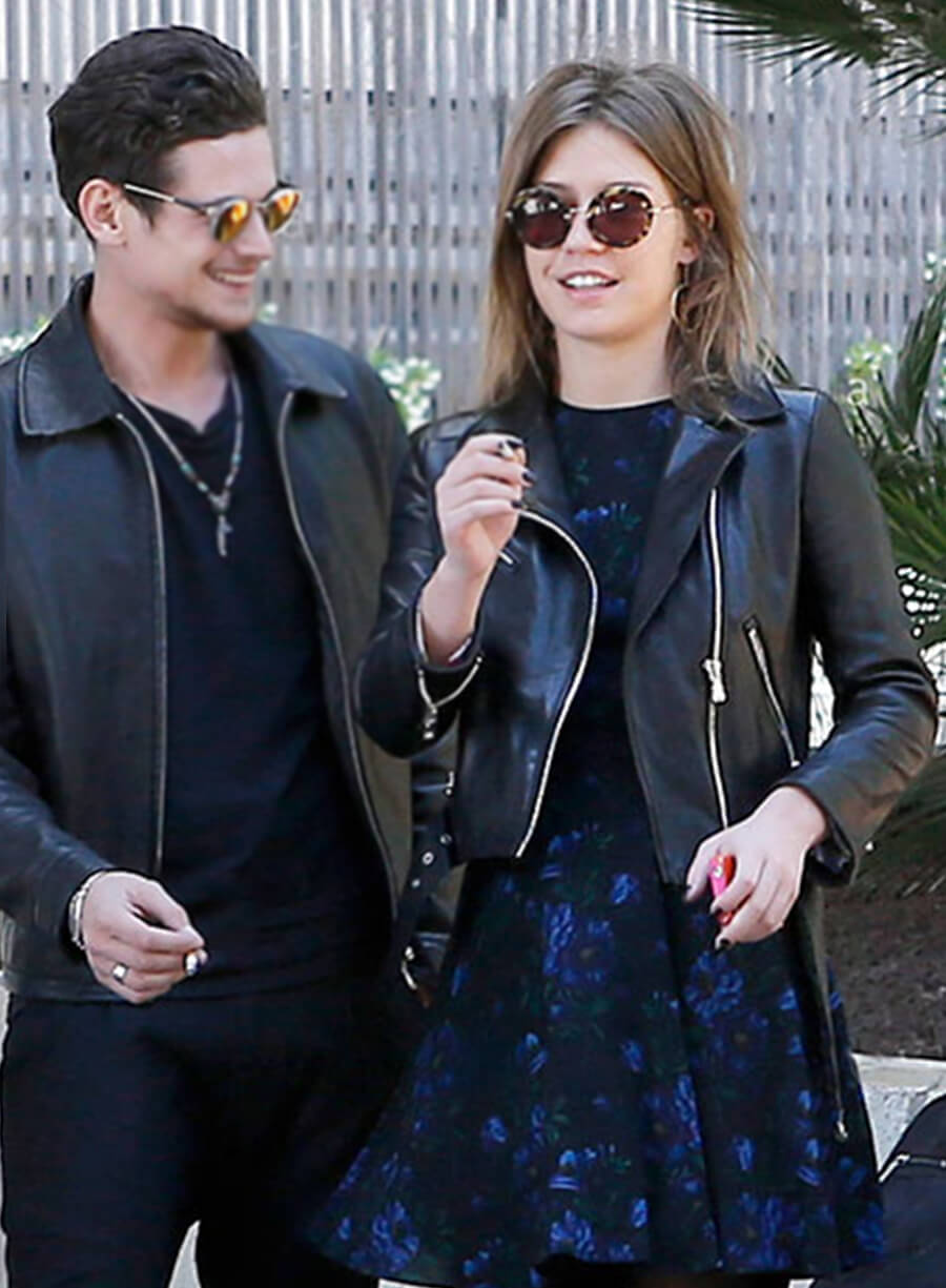 Harpoon Adele Exarchopoulos Inspired Black Leather Jacket
