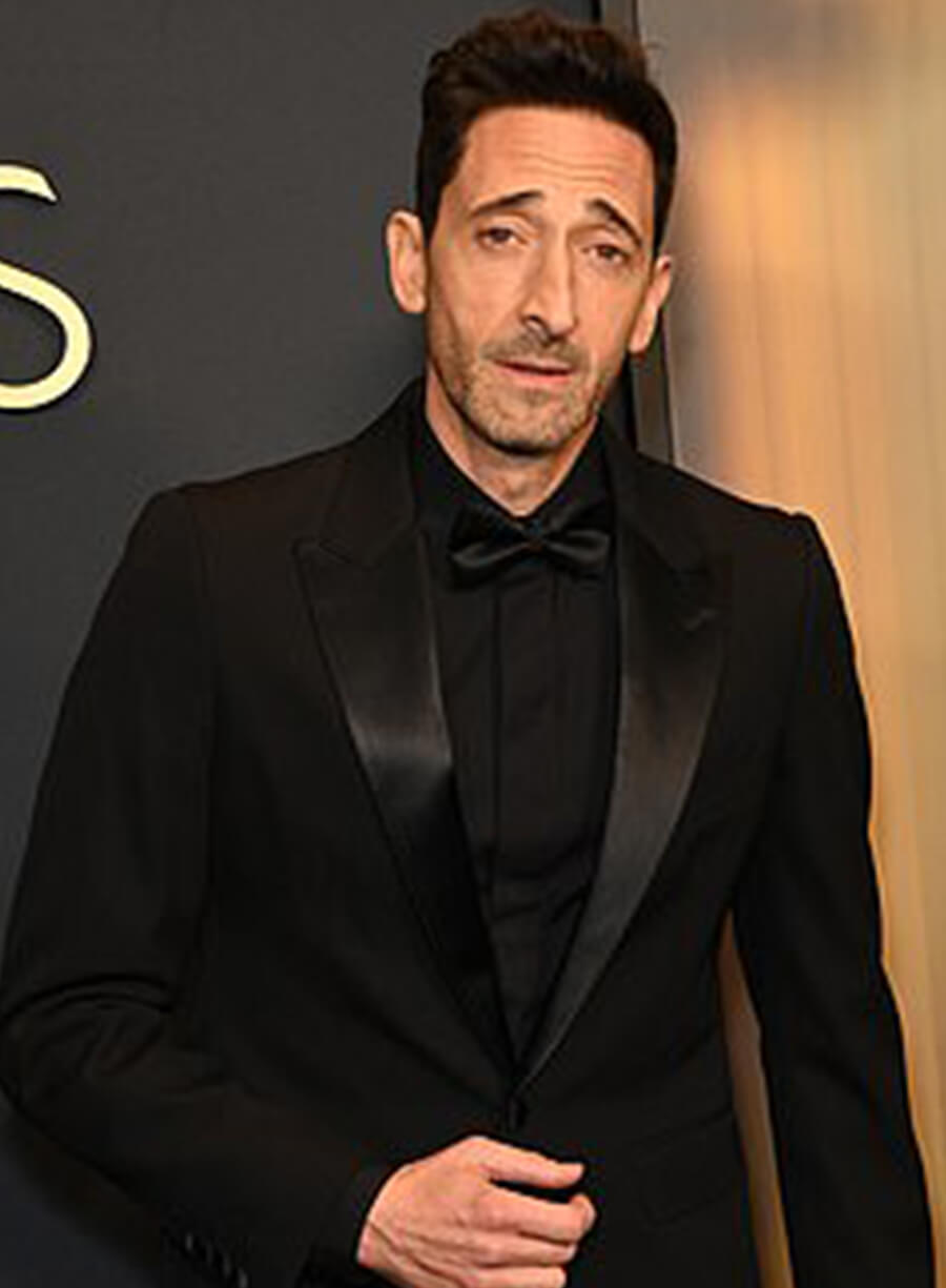 Harpoon Adrien Brody Governors Award Blazer Inspired Black Leather Jacket
