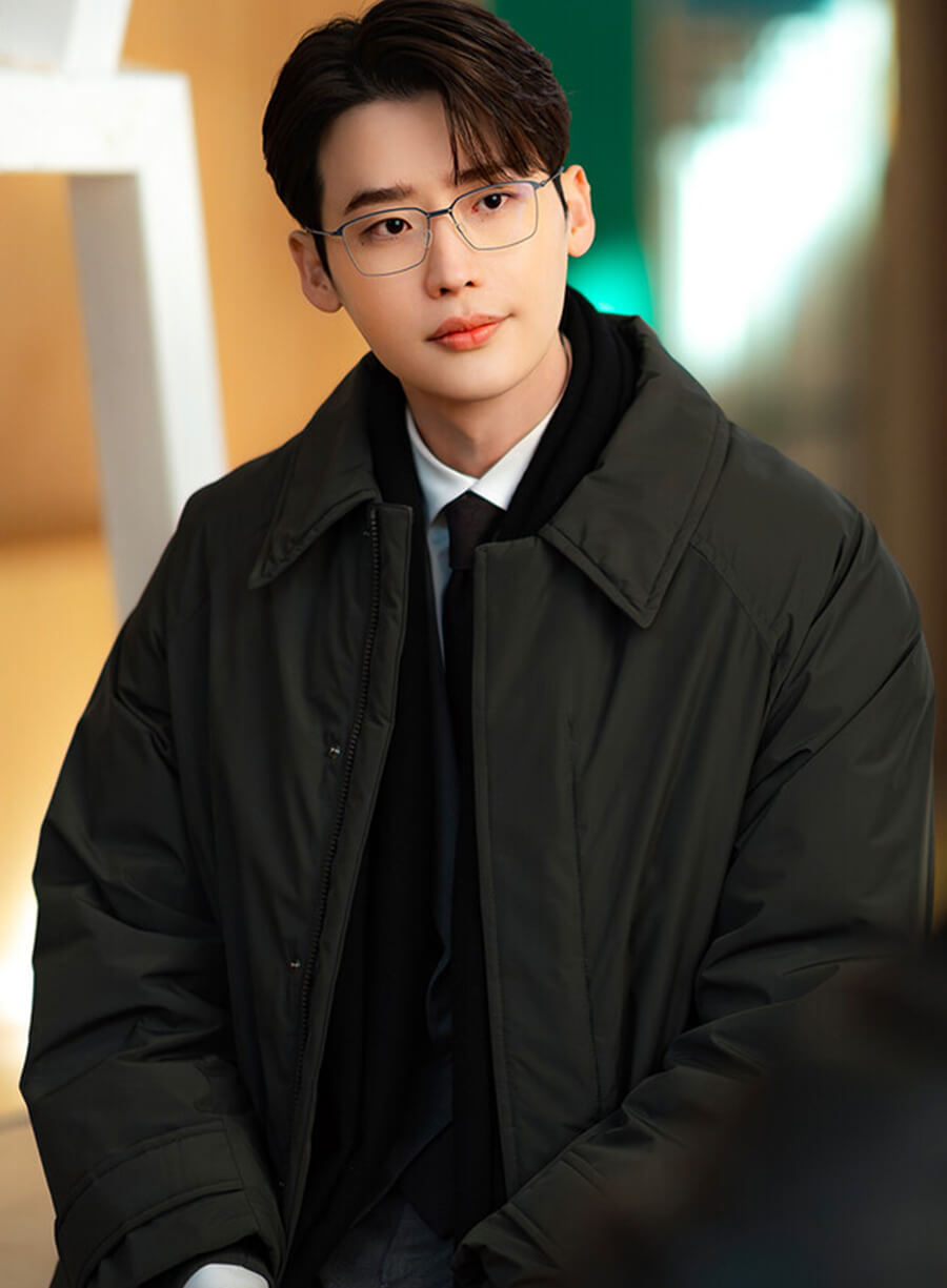 Harpoon Ahn Joo-hyung Inspired Green Parachute Fabric Coat - Law and the City Style