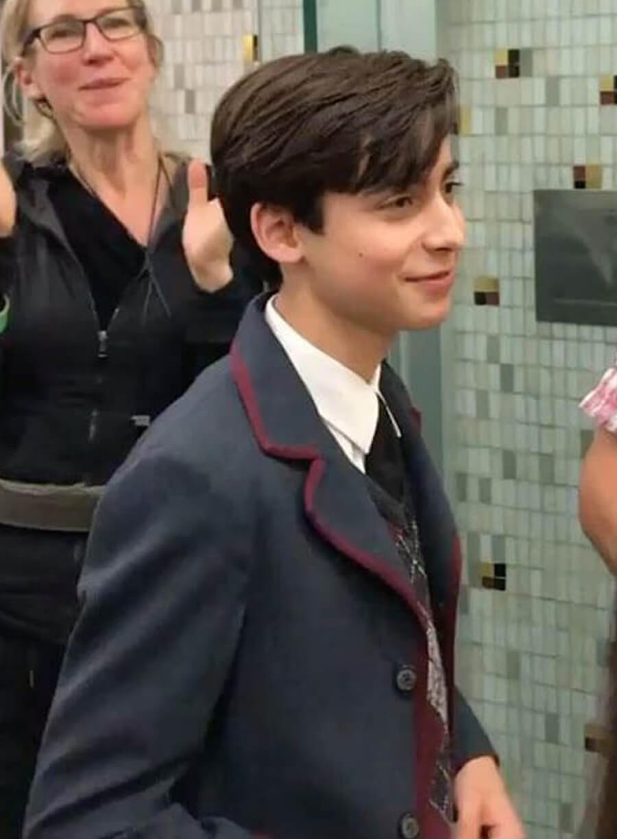 Harpoon Five Number Inspired Blue Leather Jacket - The Umbrella Academy Style