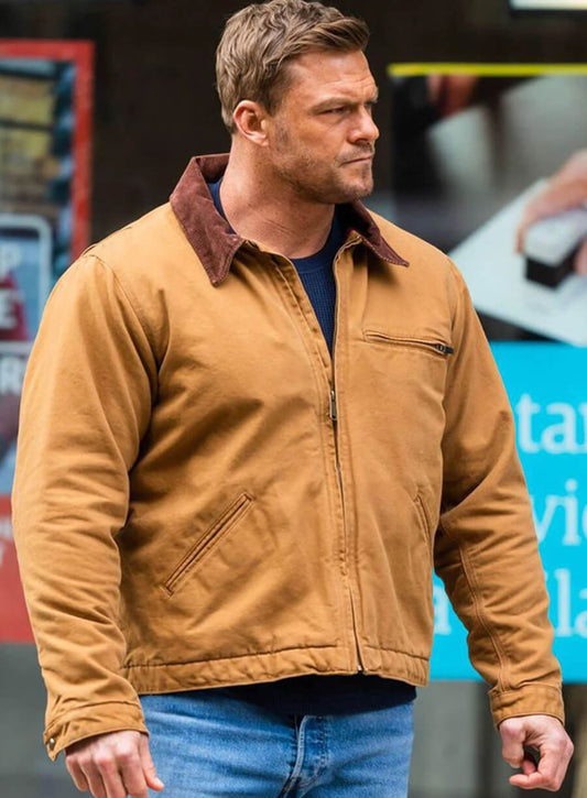 Harpoon Jack Reacher Inspired Brown Cotton Jacket