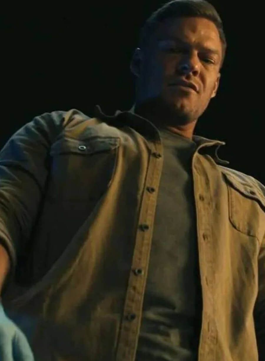 Harpoon Jack Reacher Inspired Brown Cotton Jacket - Reacher S02 Style