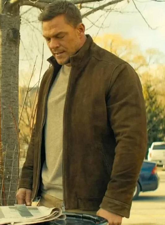 Harpoon Jack Reacher Inspired Brown Leather Jacket - Reacher S03 Style