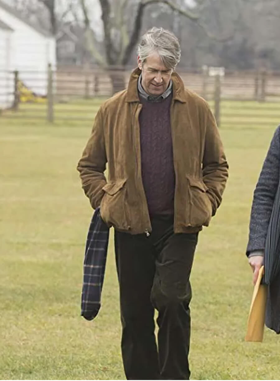 Harpoon Connor Roy Inspired Brown Leather Jacket - Succession Style