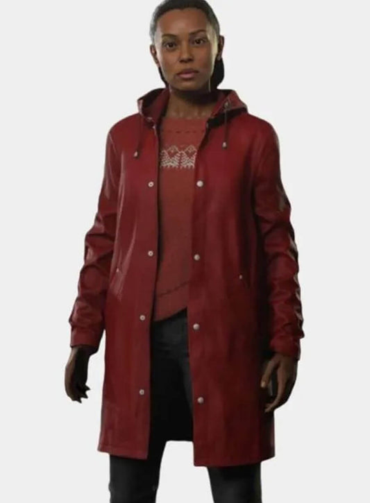Harpoon Saga Anderson Inspired Red Coat - Alan Wake 2 Style