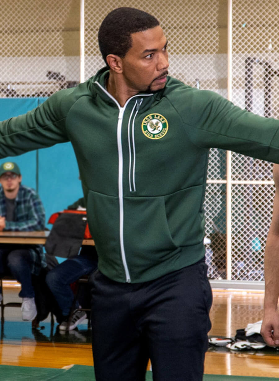 Harpoon Logan Inspired Green Leather Jacket - Dexter: New Blood Style