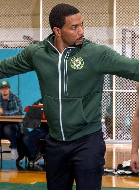 Harpoon Logan Inspired Green Leather Jacket - Dexter: New Blood Style
