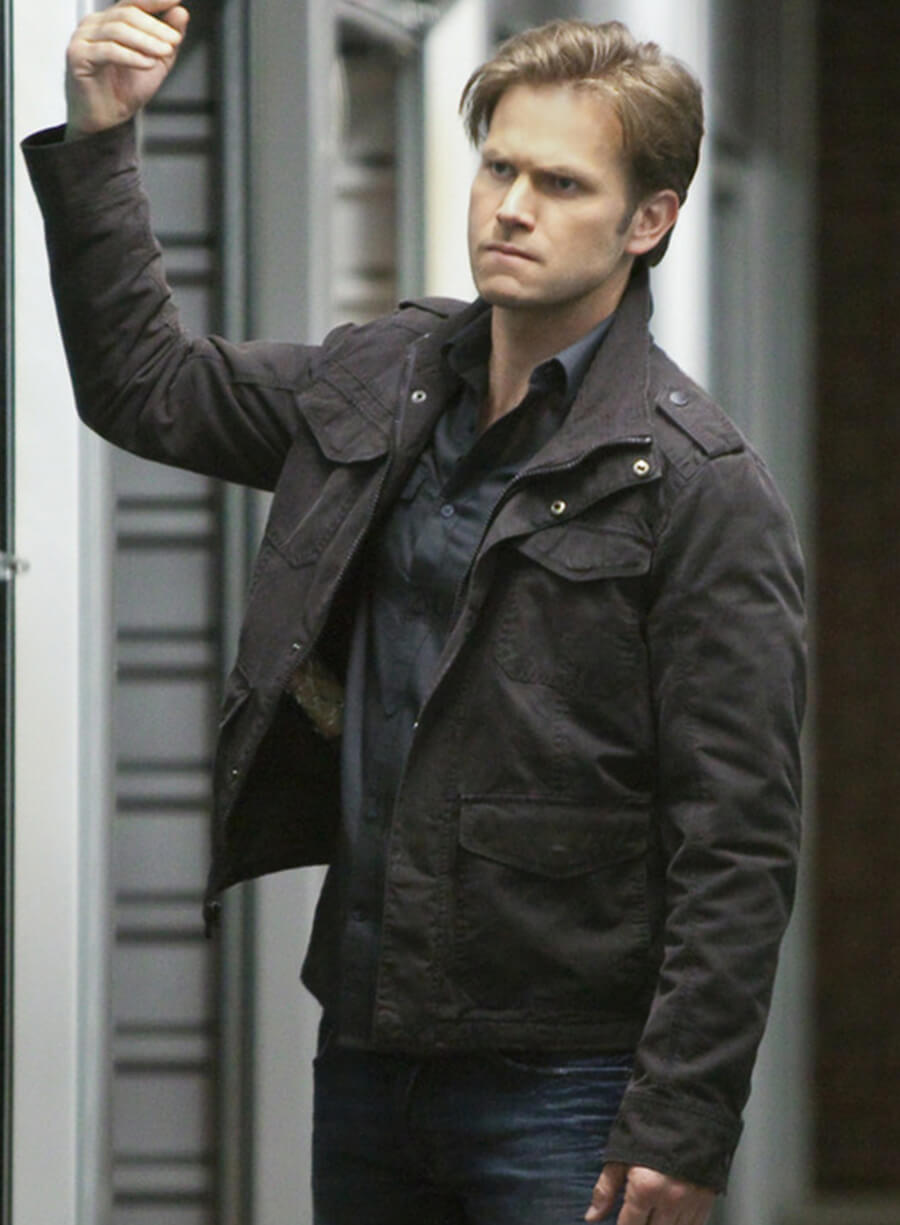 Harpoon Alaric Saltzman Inspired Black Leather Jacket - The Vampire Diaries Style