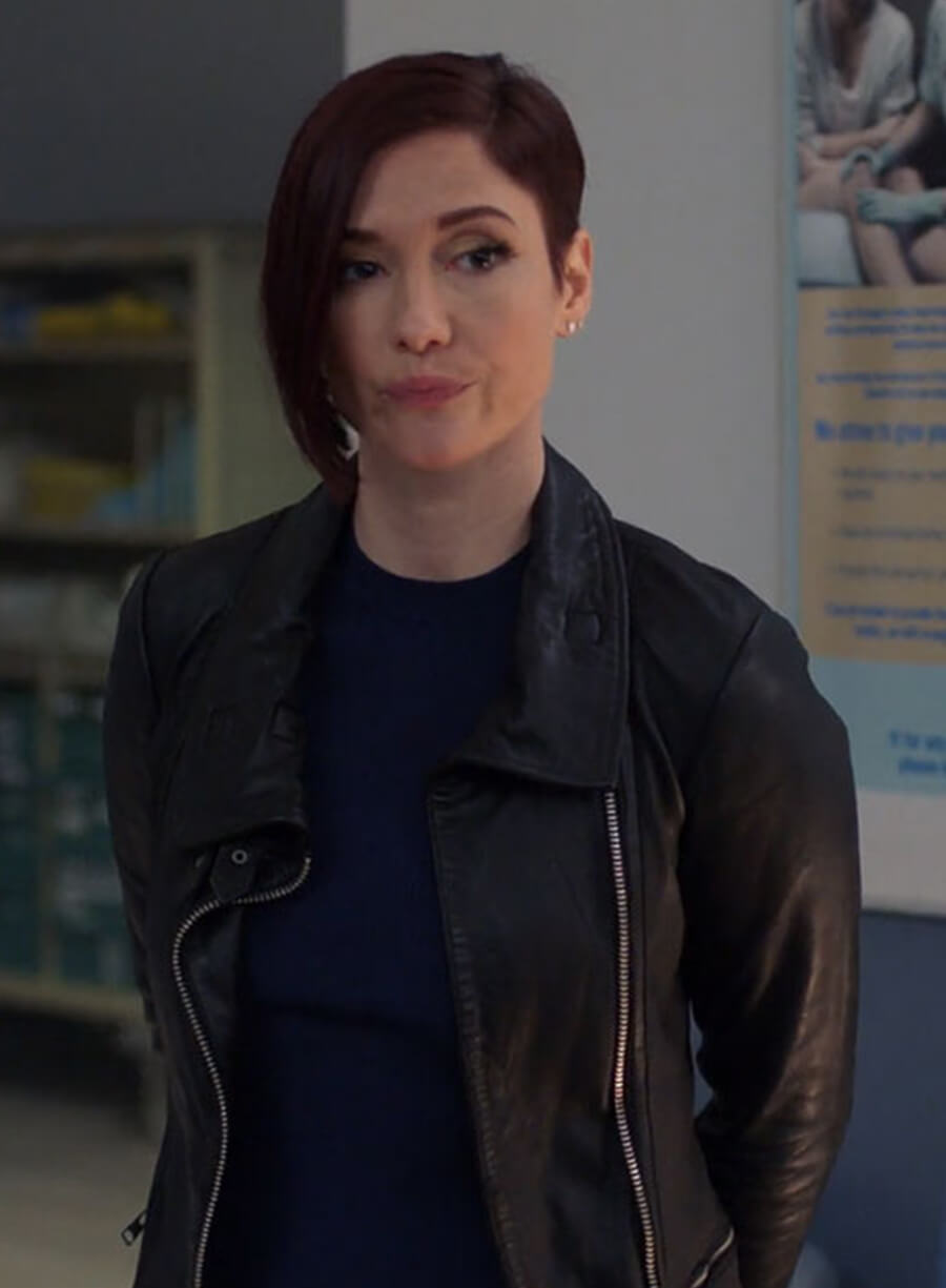 Harpoon Alex Danvers Inspired Black Leather Jacket - Supergirl Style