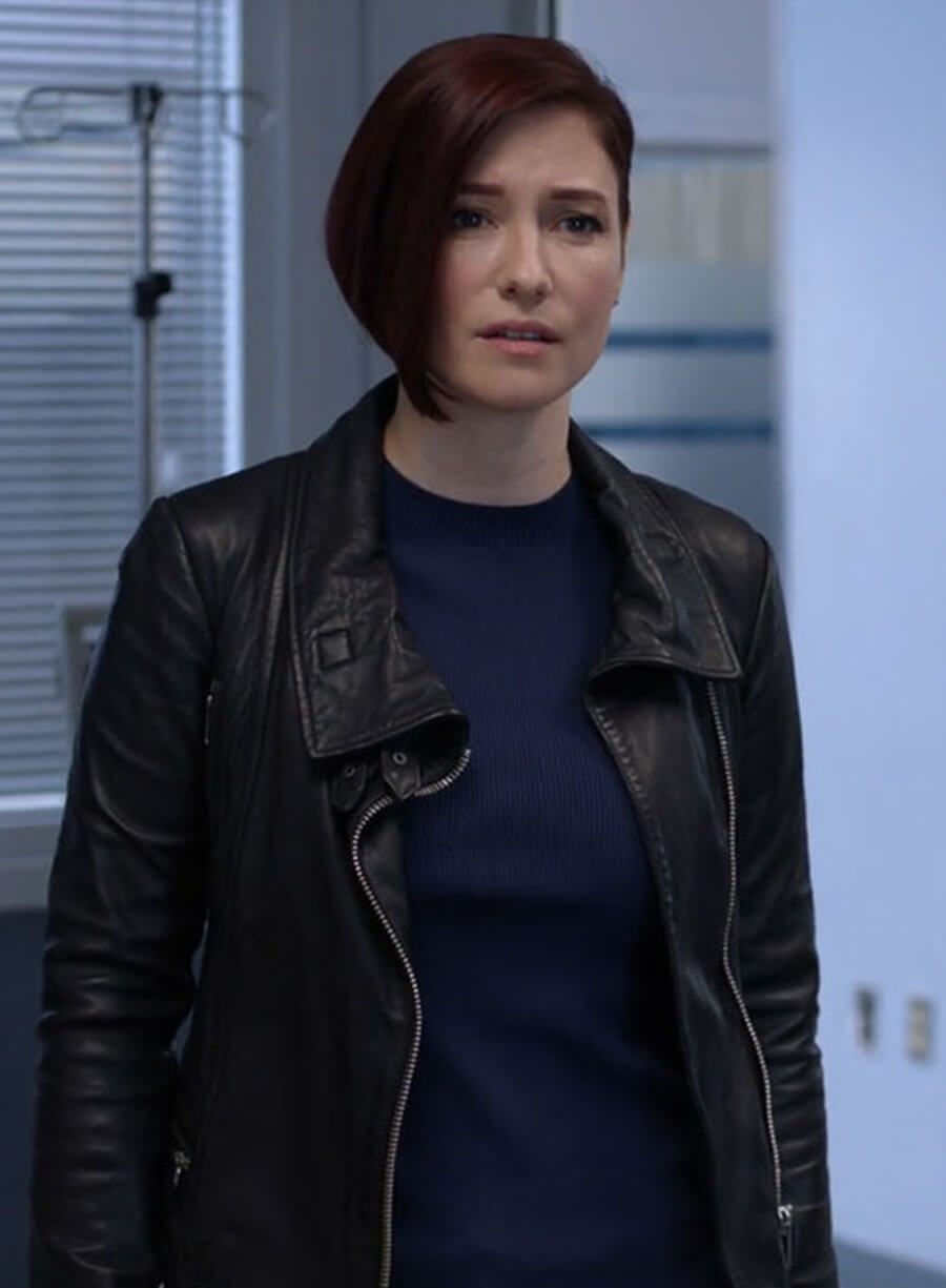 Harpoon Alex Danvers Inspired Black Leather Jacket - Supergirl Style