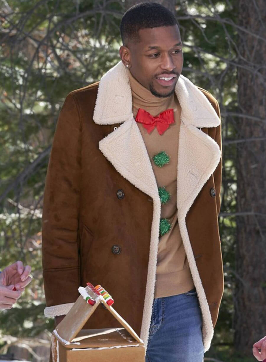 Harpoon Alex Myers Inspired Brown Coat - 12 Dates of Christmas Style