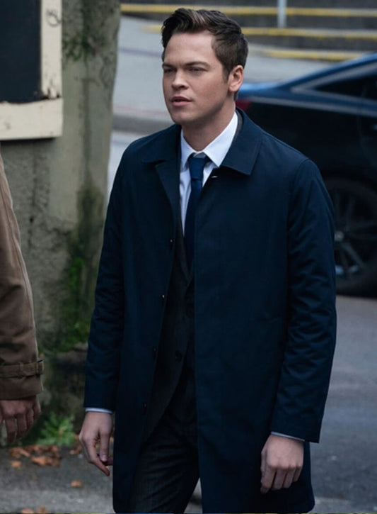 Harpoon Jack Inspired Blue Cotton Fabric Coat - Supernatural Tv Series Style