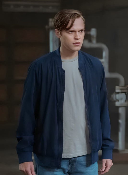 Harpoon Jack Inspired Blue Cotton Fabric Cotton Jacket - Supernatural Tv Series Style