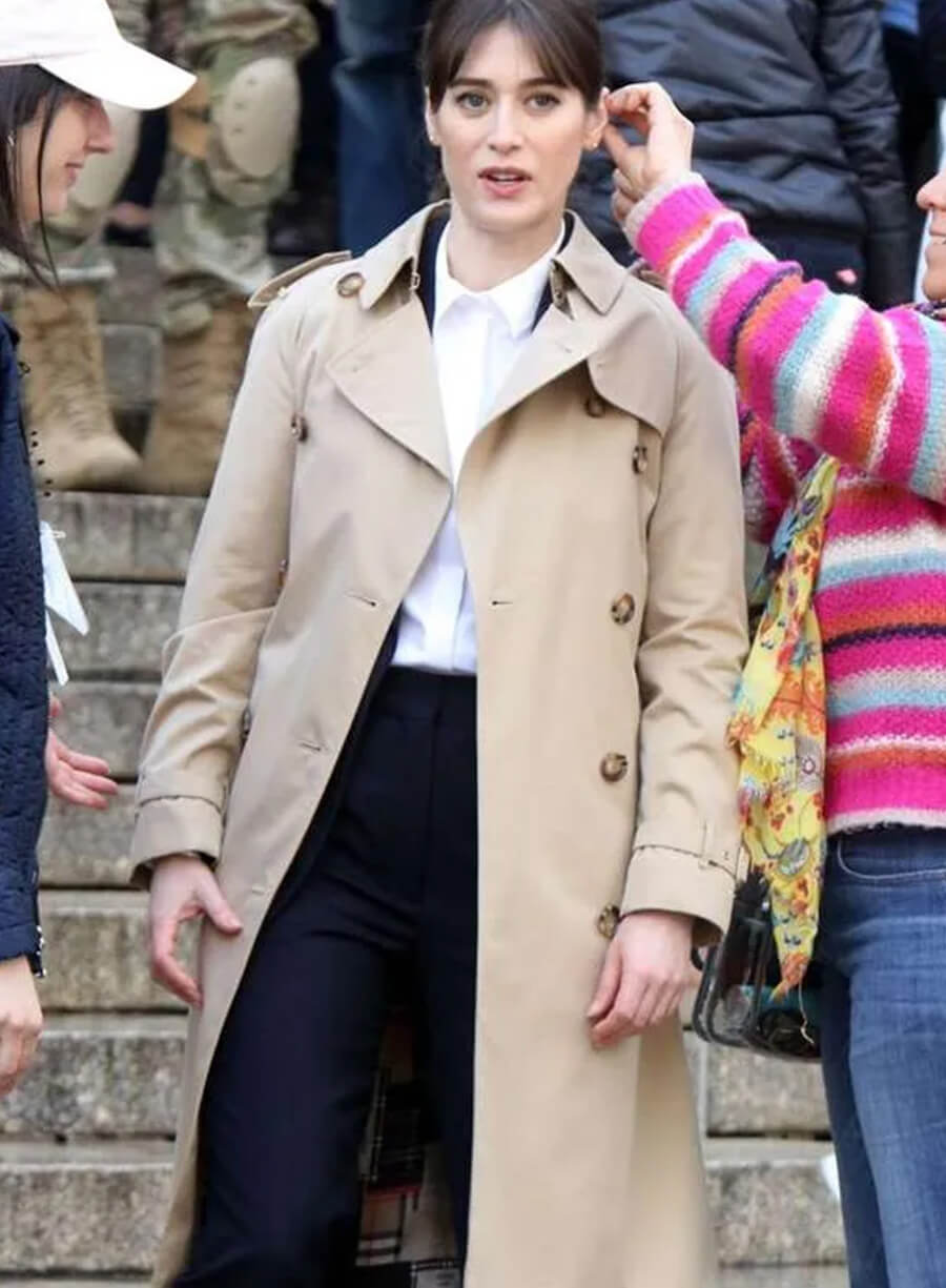 Harpoon Alexandra Mulle Inspired Beige Coat - Zero Day 2025 Style