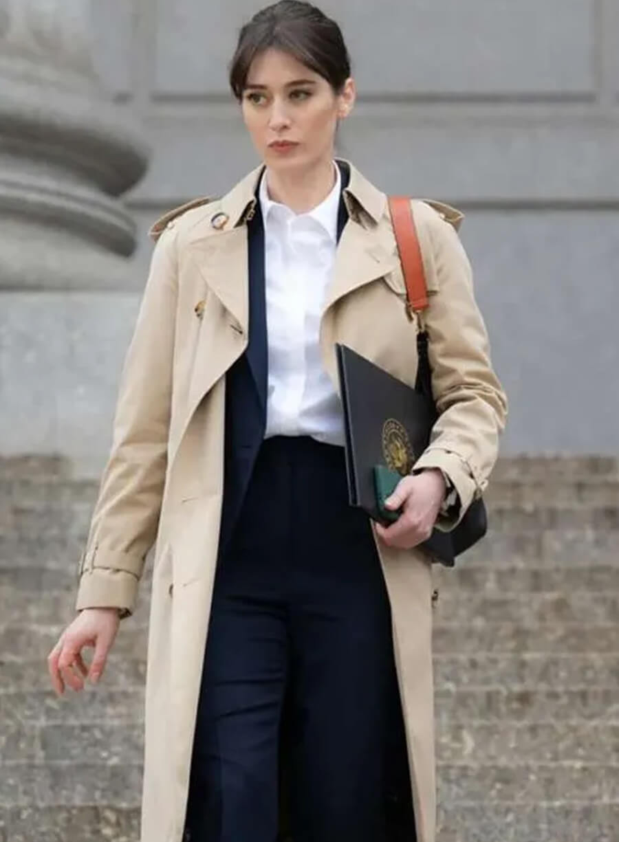 Harpoon Alexandra Mulle Inspired Beige Coat - Zero Day 2025 Style