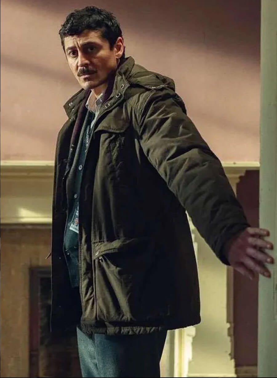 Harpoon Akram Salim Inspired Green Cotton Fabric Hooded Jacket - Dept Q Style