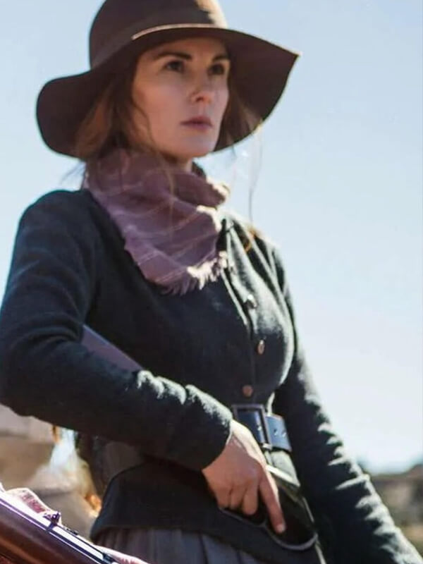 Harpoon Alice Fletcher Inspired Grey Wool Jacket - Godless Style