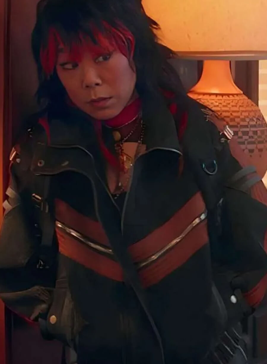 Harpoon Alice Wu-Gulliver Inspired Black Bomber Jacket - Agatha All Along Style