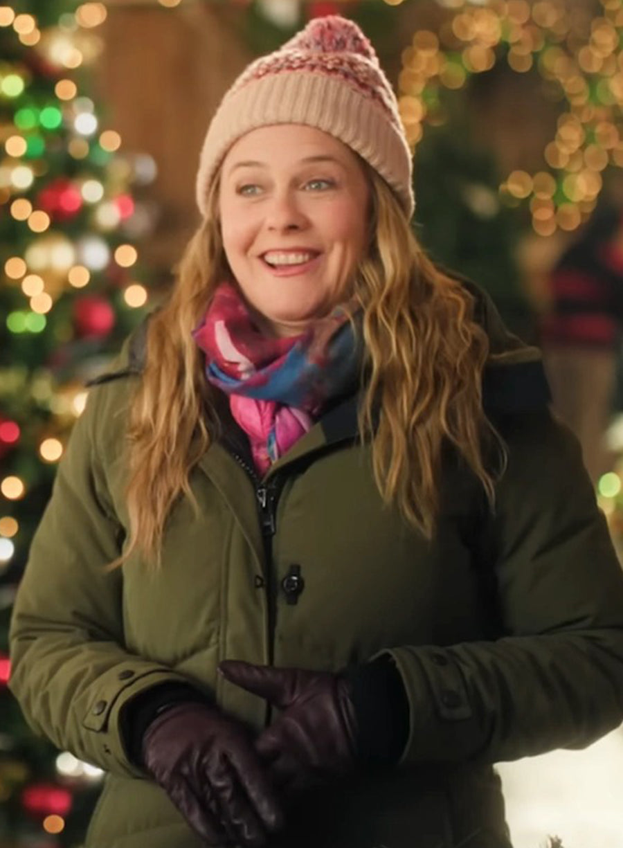 Harpoon Kate Inspired Green Cotton Fabric Hooded Jacket - A Merry Little Ex-Mas Style
