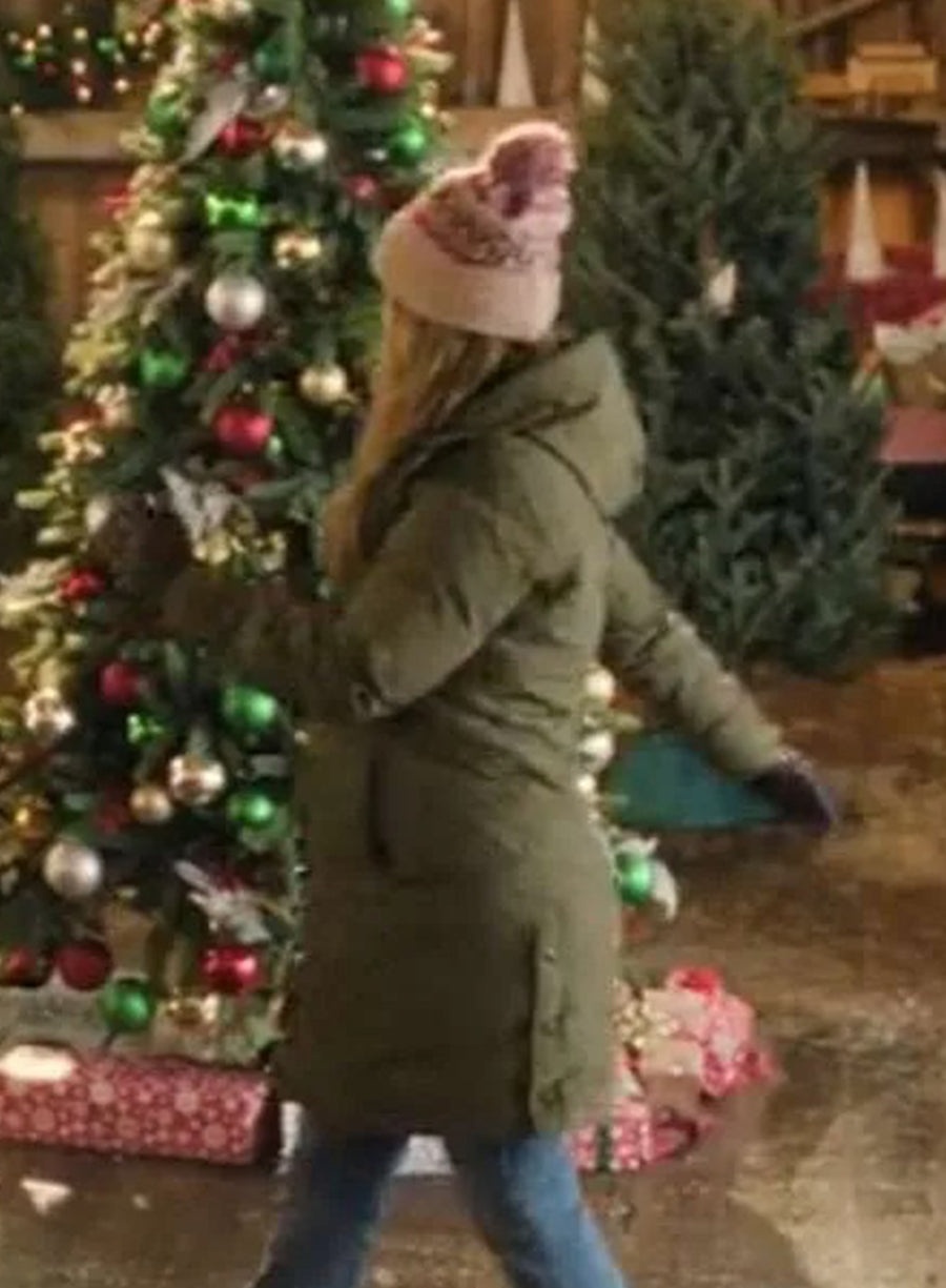 Harpoon Kate Inspired Green Cotton Fabric Hooded Jacket - A Merry Little Ex-Mas Style