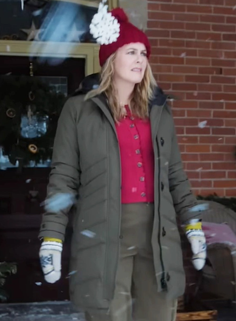 Harpoon Kate Inspired Green Cotton Fabric Hooded Jacket - A Merry Little Ex-Mas Style