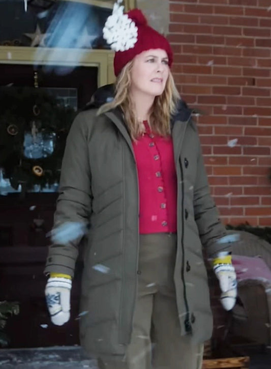 Harpoon Kate Inspired Green Cotton Fabric Hooded Jacket - A Merry Little Ex-Mas Style