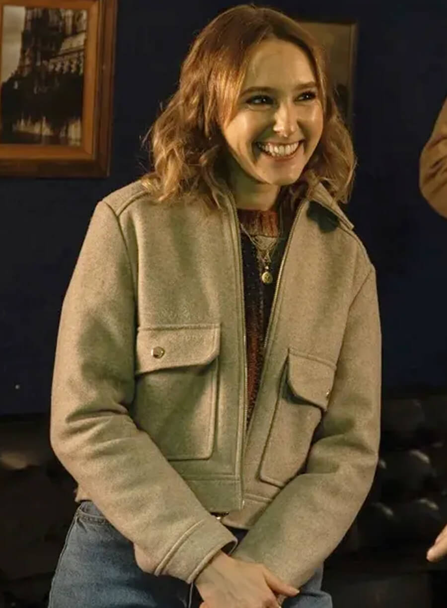 Harpoon Alison Brooks Inspired Grey Wool Jacket - Code Of Silence Style