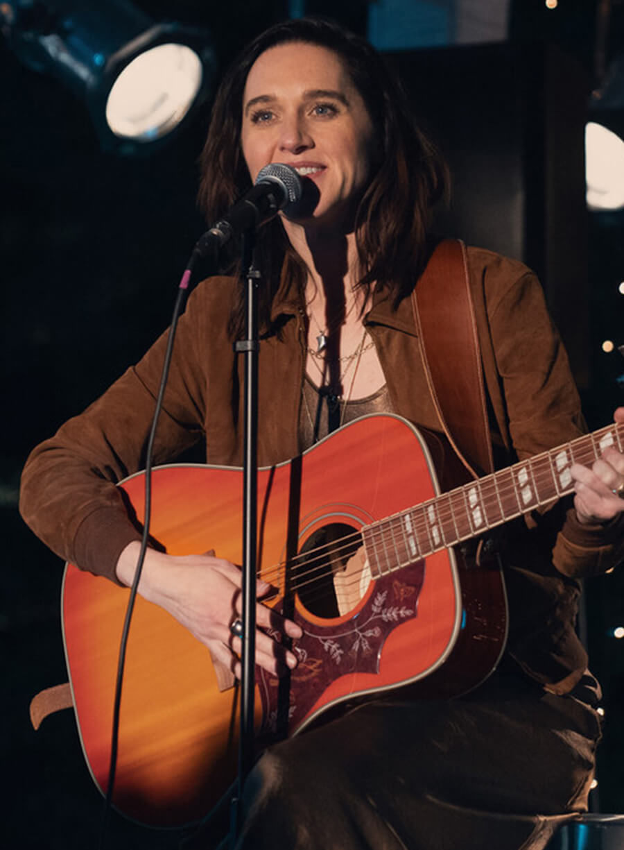 Harpoon Allison Ali Cooper Inspired Brown Leather Jacket - Your Friends & Neighbors Style