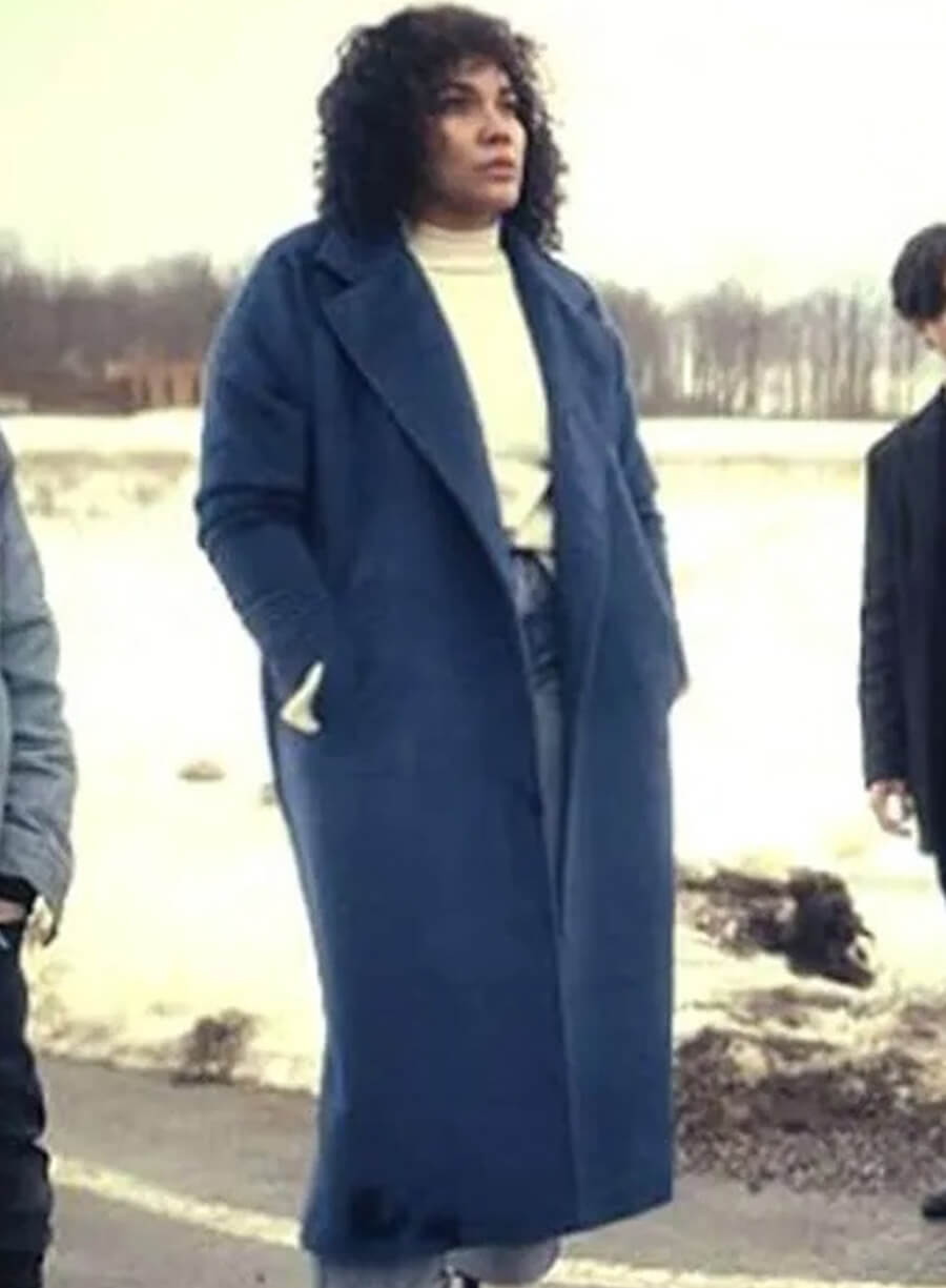 Harpoon Allison Hargreeves Inspired Blue Coat - The Umbrella Academy Style