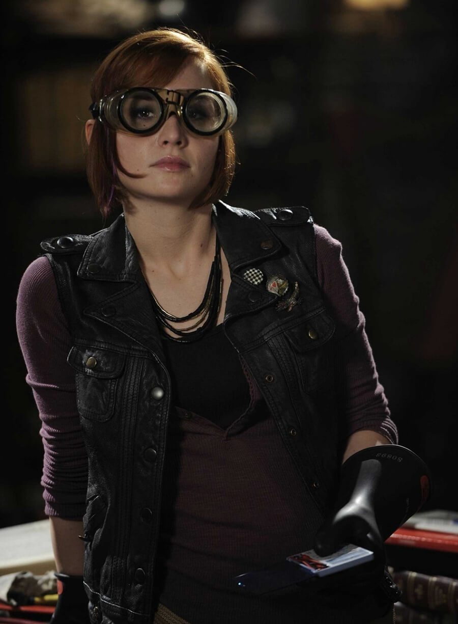 Harpoon Claudia Donovan Inspired Black Leather Jacket - Warehouse 13 Style
