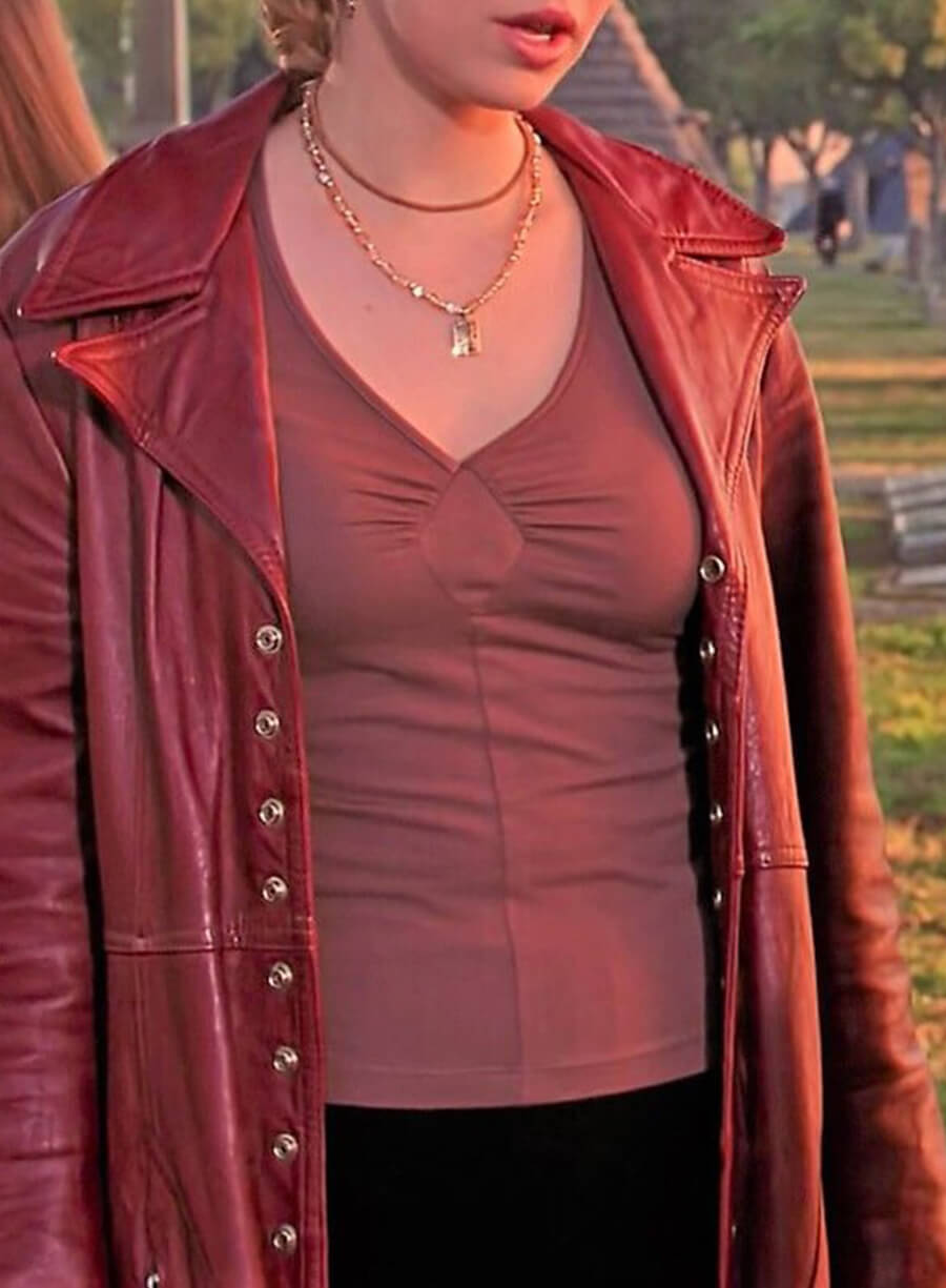Harpoon Willow Rosenberg Inspired Red Leather Jacket - Buffy The Vampire Slayer Style