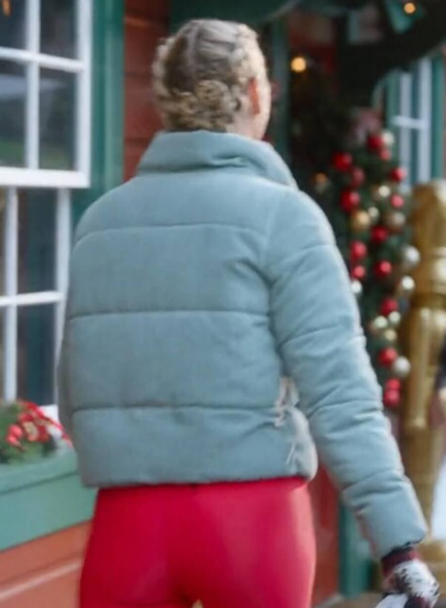 Harpoon Audrey Inspired Blue Leather Jacket - Fit for Christmas 2025 Style
