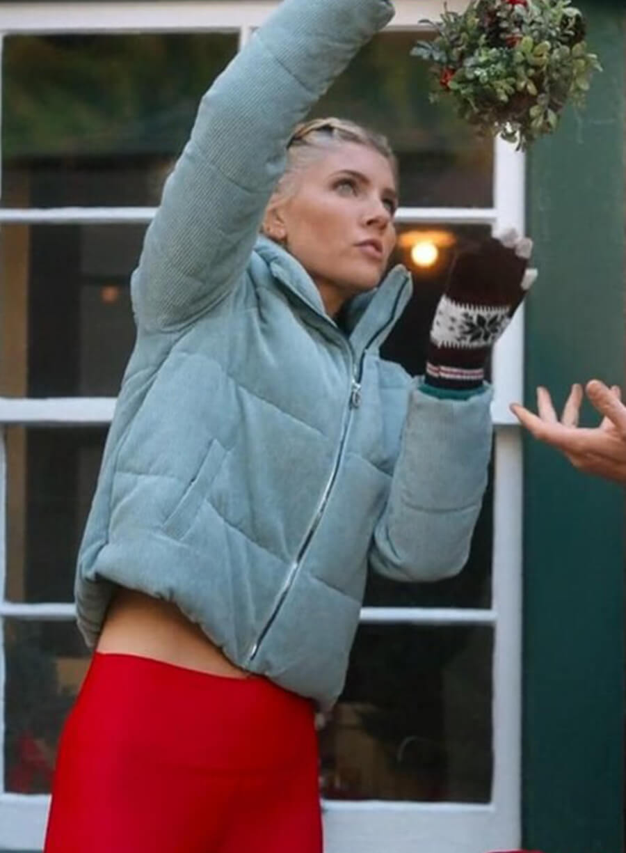 Harpoon Audrey Inspired Blue Leather Jacket - Fit for Christmas 2025 Style