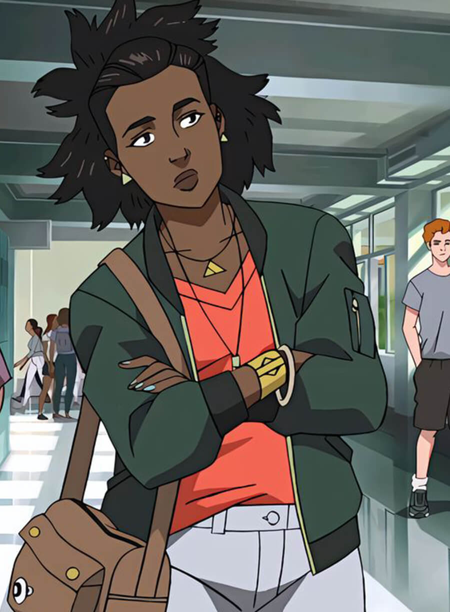 Harpoon Amber Bennett Inspired Green Cotton Bomber Jacket - Invincible Style