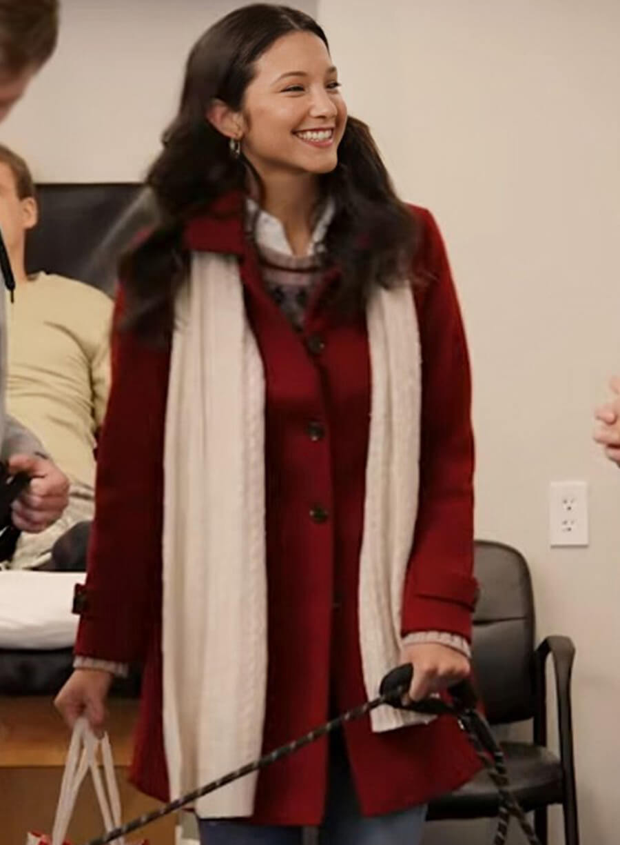 Harpoon Amber Perry Inspired Red Coat - Tails Of Christmas 2024 Style