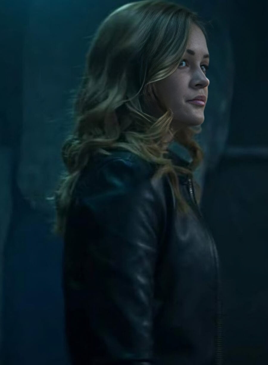 Harpoon Ambyr Childerns Inspired Black Real Leather Leather Jacket - You Tv Series Style