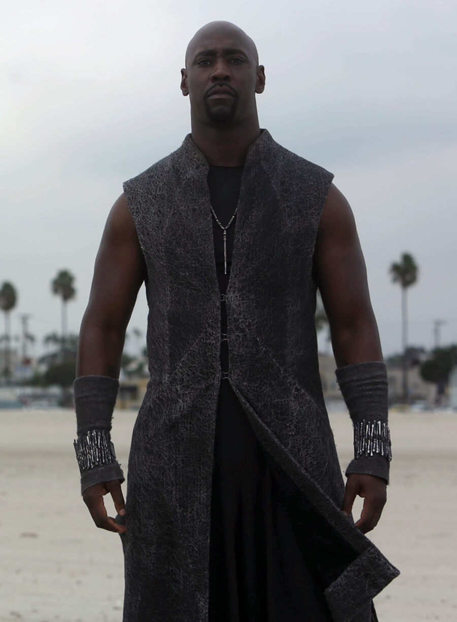 Harpoon Amenadiel Inspired Grey Coat - Lucifer S01 Style