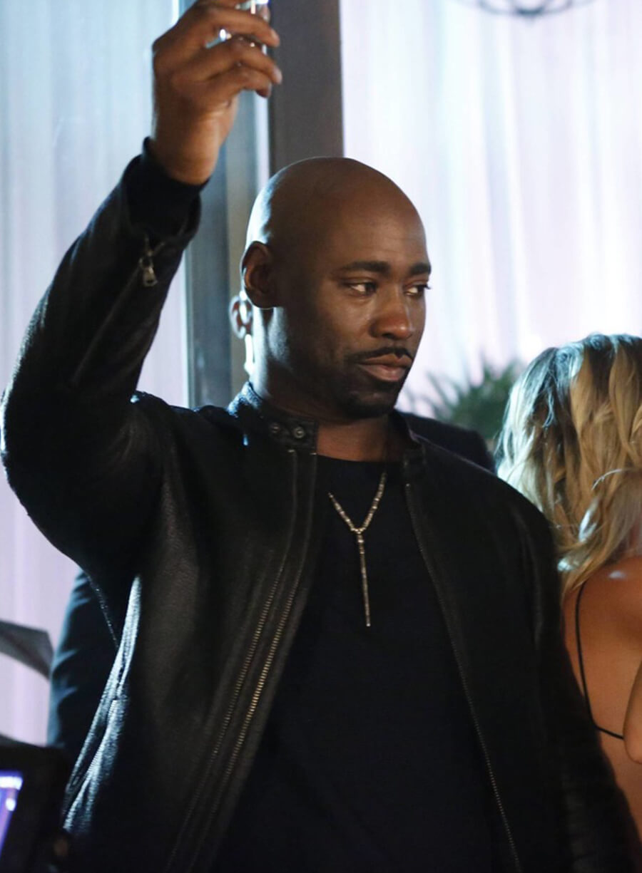 Harpoon Amenadiel Inspired Black Leather Jacket - Lucifer S02 Style