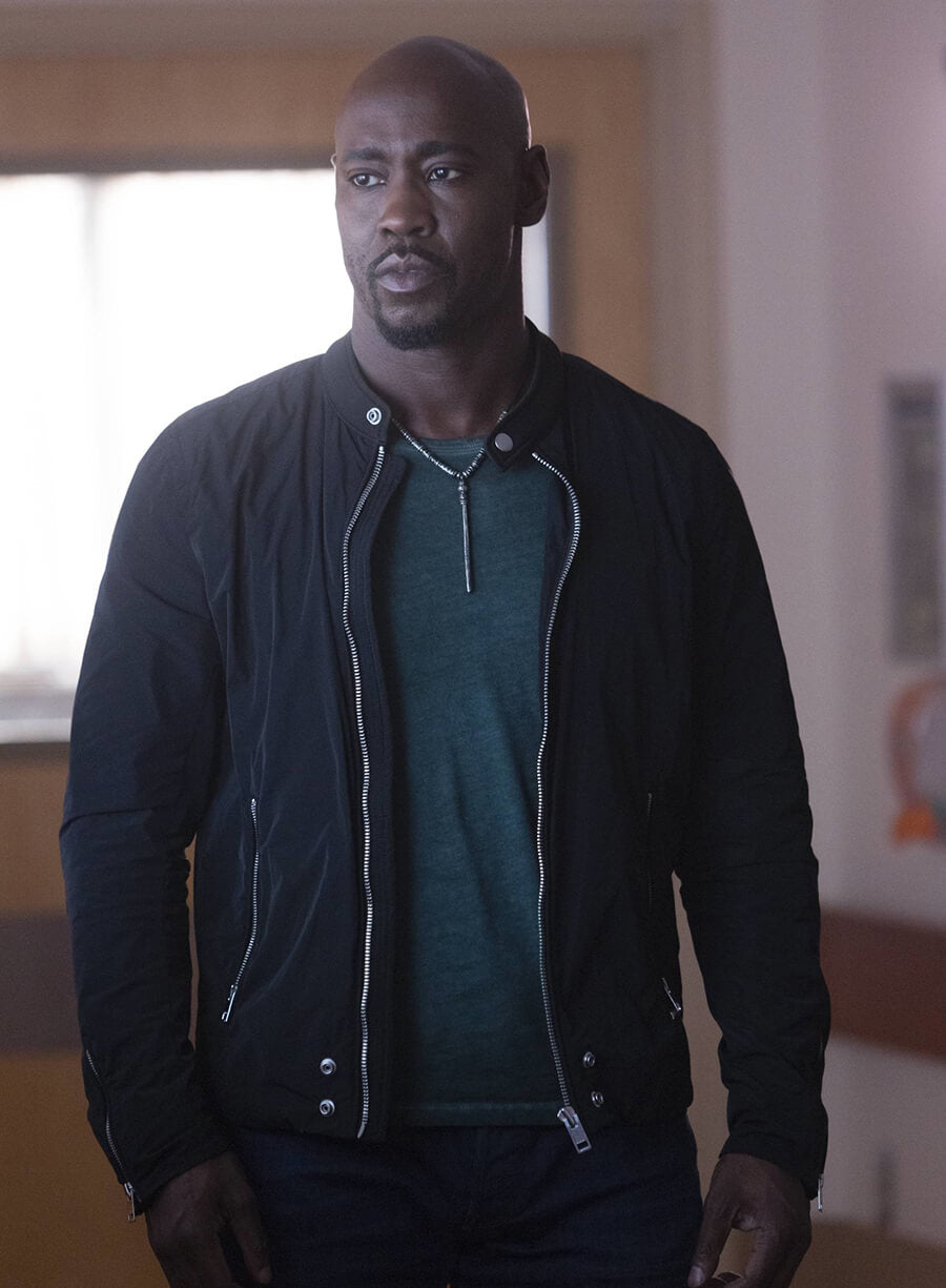 Harpoon Amenadiel Inspired Black Cotton Jacket - Lucifer S02 Style